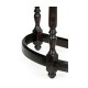 Dark Ale Demilune Console Table