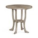 Rustic Grey Round Lamp Table