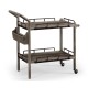 Antique Dark Grey Bar Cart
