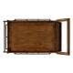 Country Walnut Bar Cart