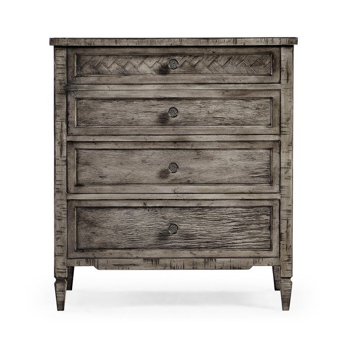 Small Chest of Drawers in Antique Dark Grey