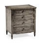 Small Chest of Drawers in Antique Dark Grey