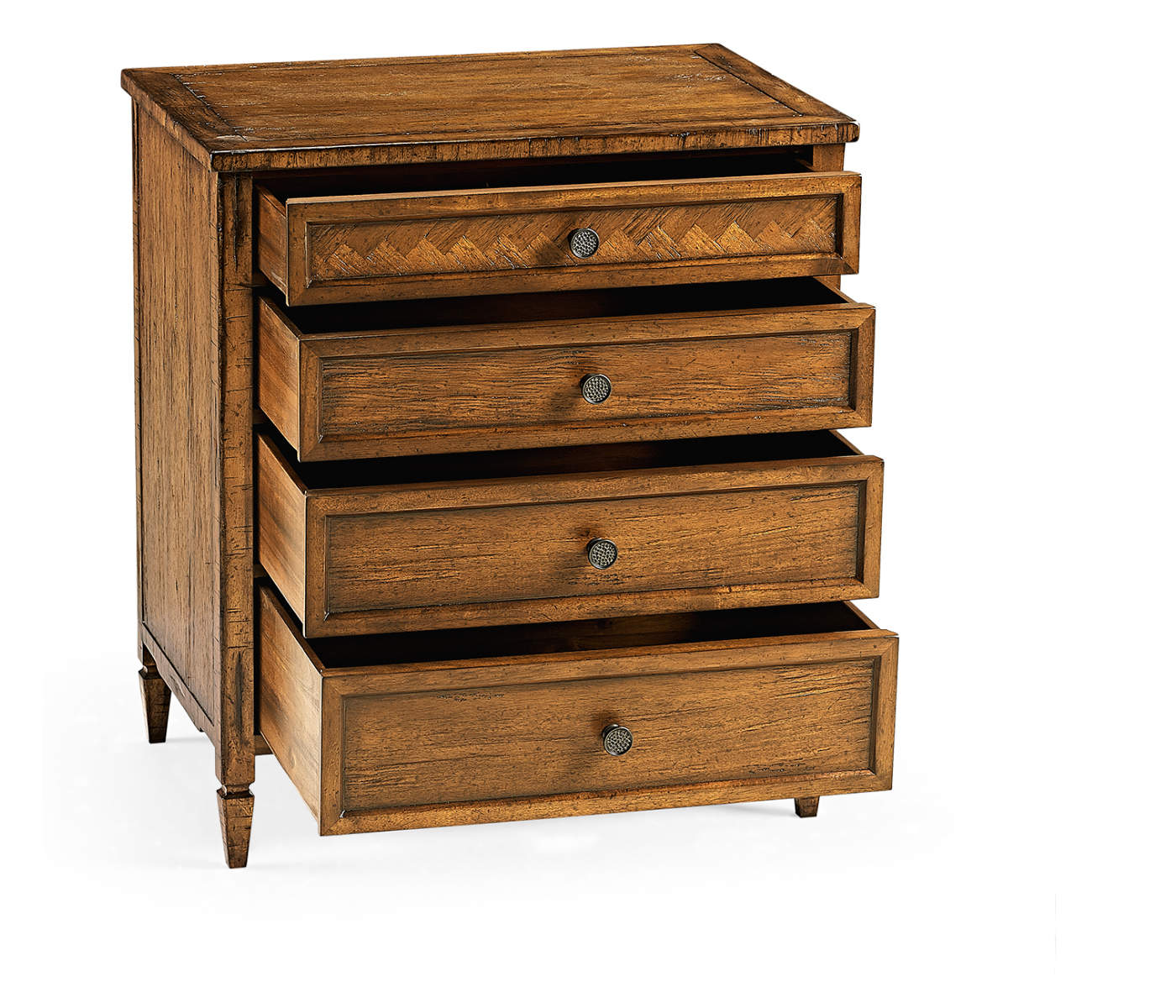 Small Chest of Drawers in Country Walnut