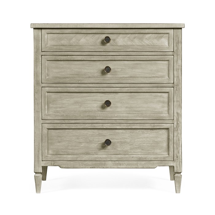 Small Chest of Drawers in Rustic Grey