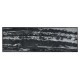 Rectangular Iron Console Table with a Black Marble Top