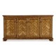 Rectangular Medium Driftwood  Four-Door Cabinet