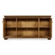 Rectangular Light Brown Chestnut Four-Door Cabinet