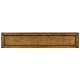 Rectangular Light Brown Chestnut Four-Door Cabinet