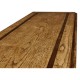 Rectangular Light Brown Chestnut Four-Door Cabinet