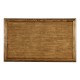 Rectangular Light Brown Chestnut Coffee Table with Large Tray Top