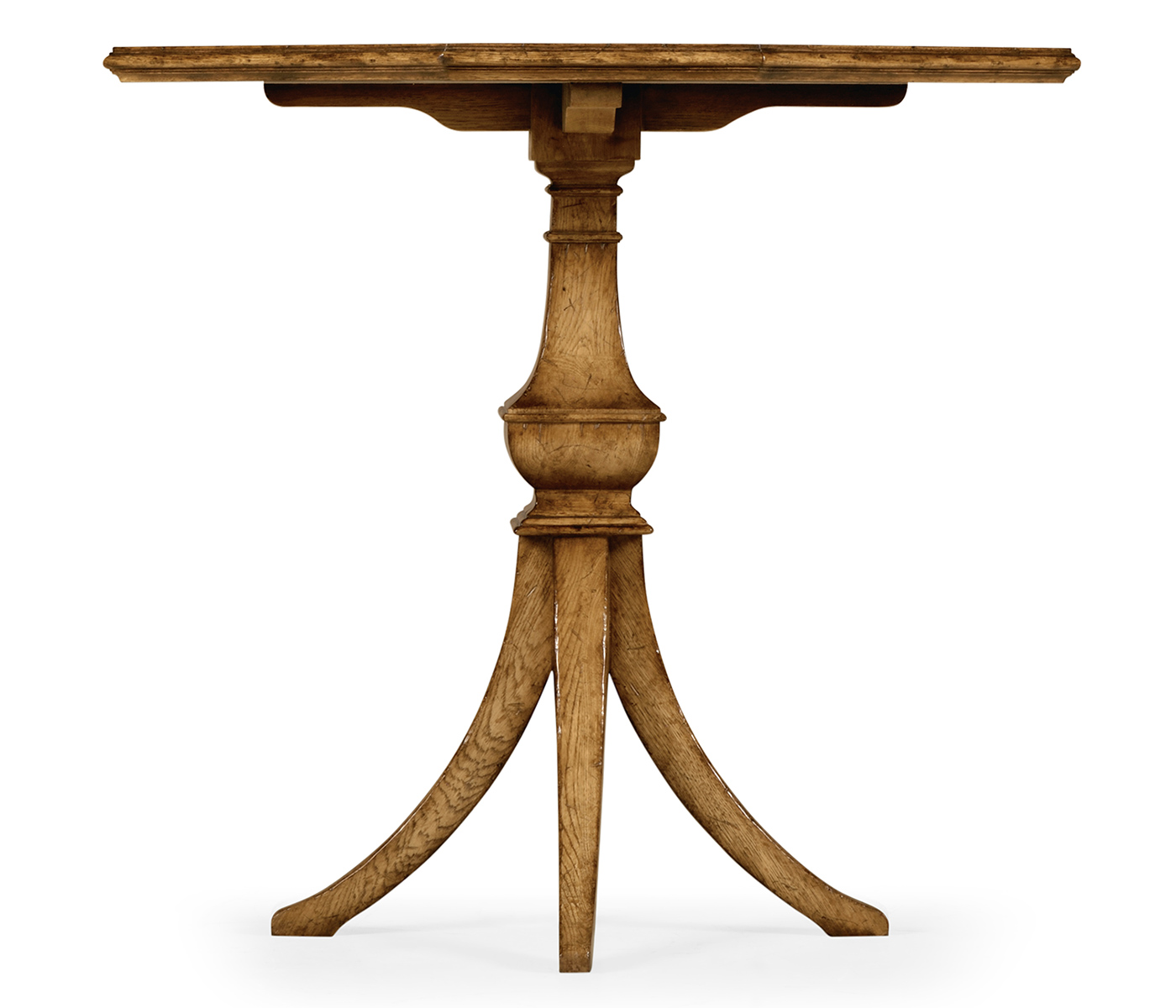 Octagonal Light Brown Chestnut Lamp Table