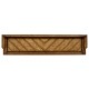 Narrow Rectangular Light Brown Chestnut Console Table