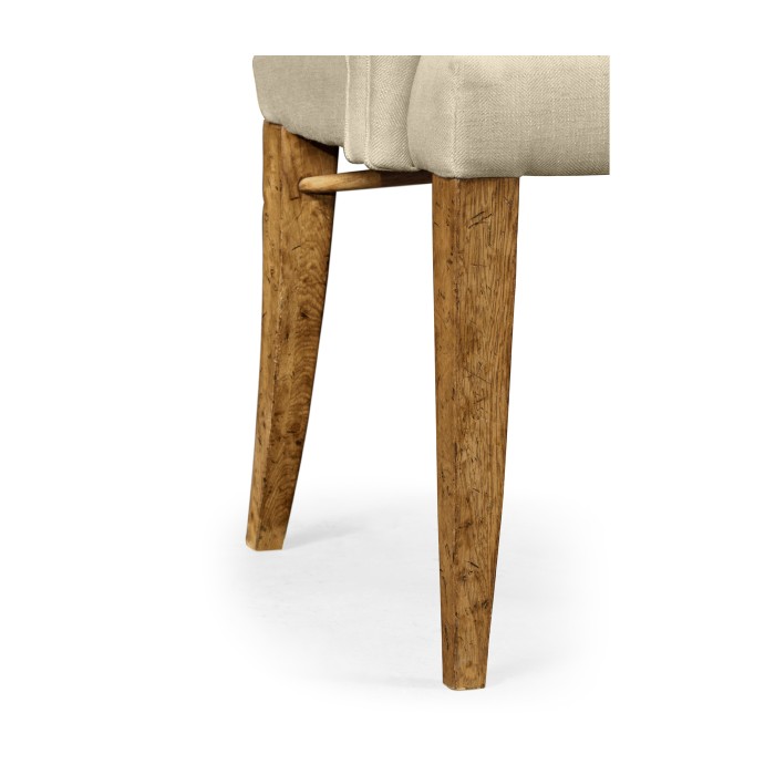 Casual High Back Chestnut Arm Chair