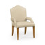 Casual High Back Chestnut Arm Chair