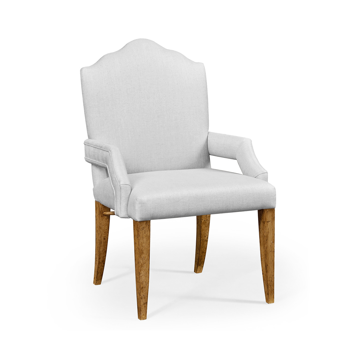 Casual High Back Chestnut Arm Chair