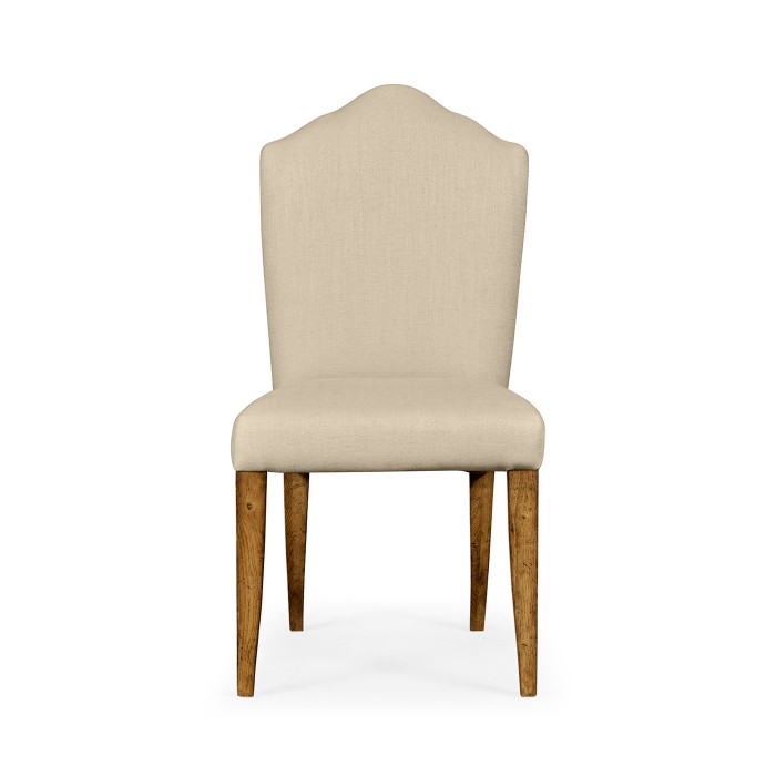 Casual High Back Chestnut Side Chair