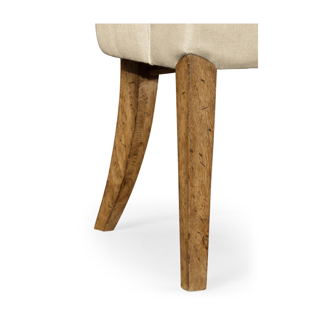 High Back Light Brown Chestnut Winged Arm Chair