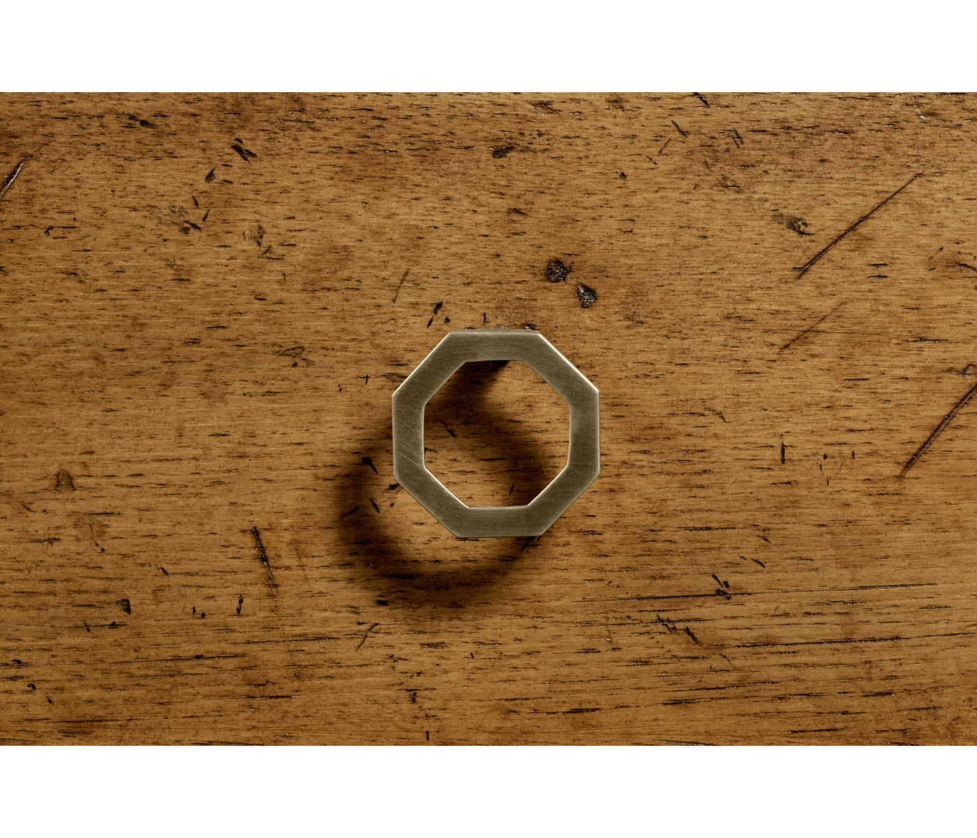 Geometric Light Brown Chestnut Drinks Cabinet