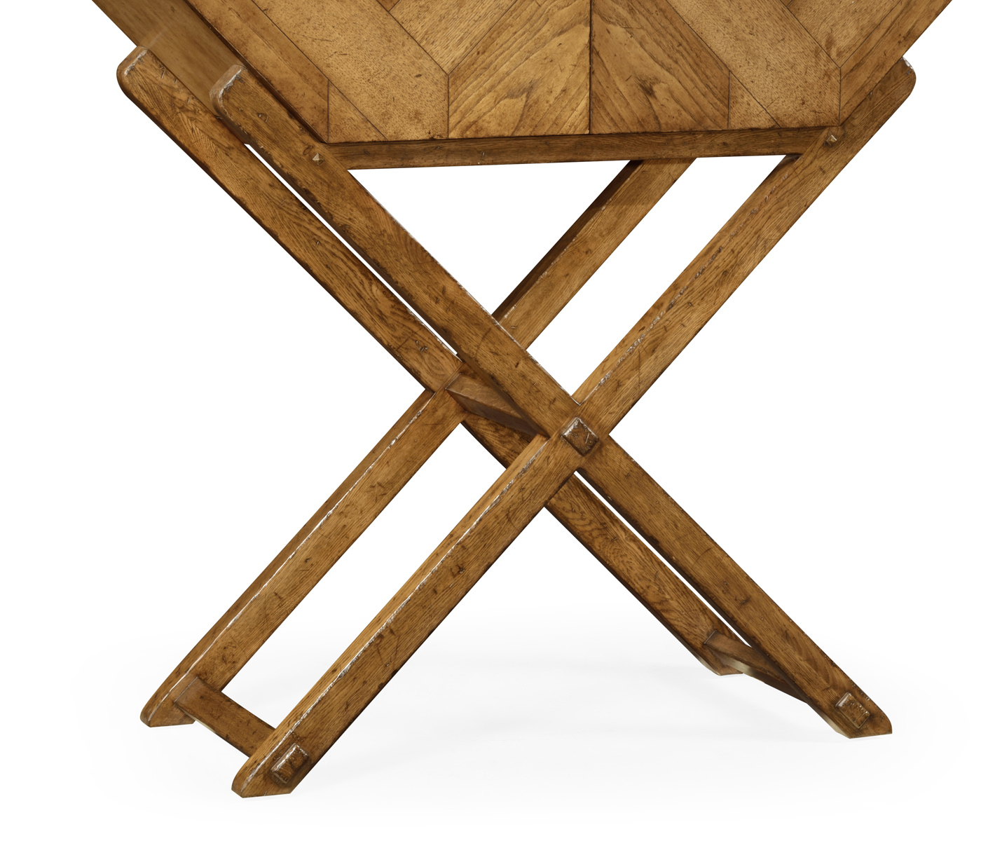 Geometric Light Brown Chestnut Drinks Cabinet