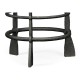 Round Limed Chestnut & Iron Wine Table