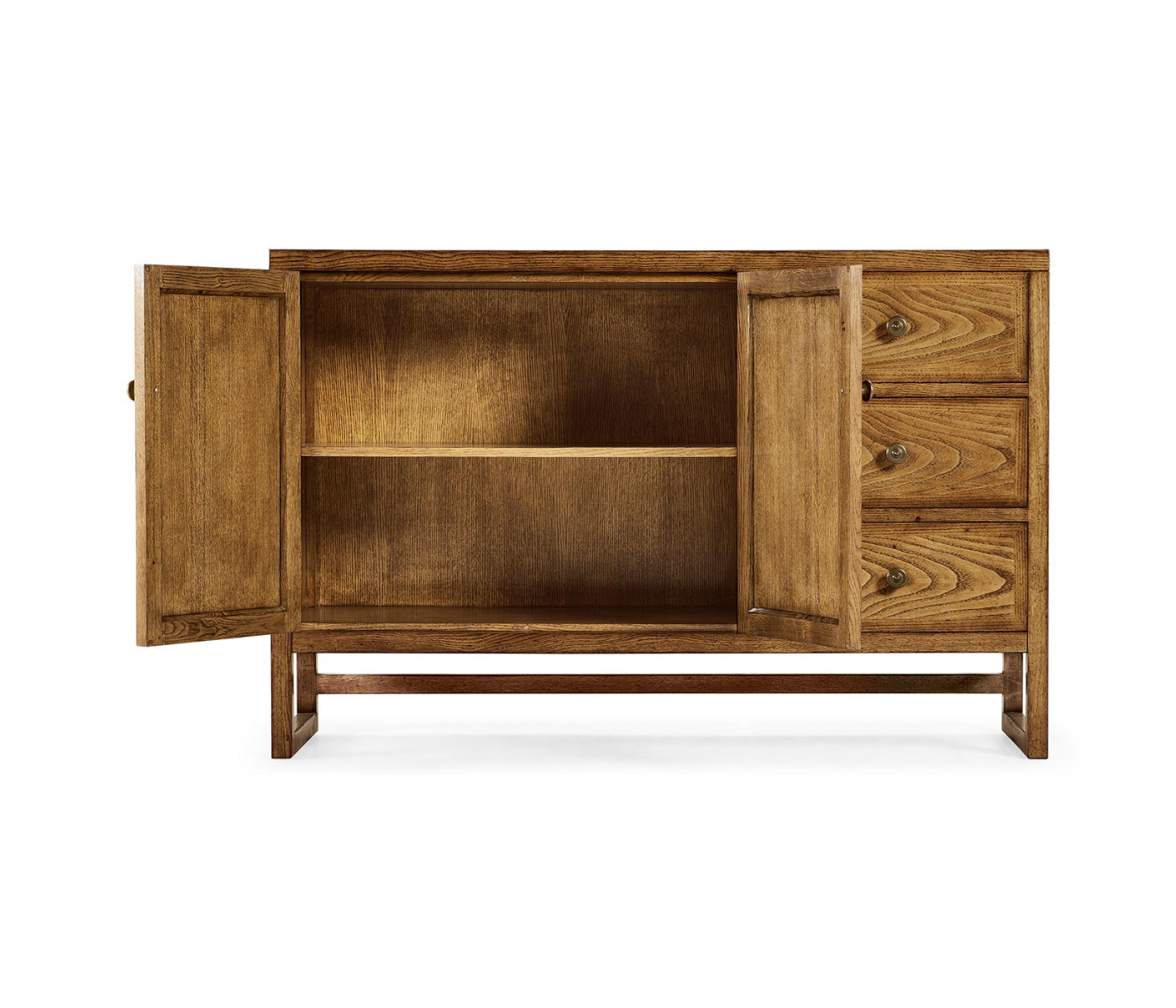 Light Brown Chestnut Buffet Cabinet