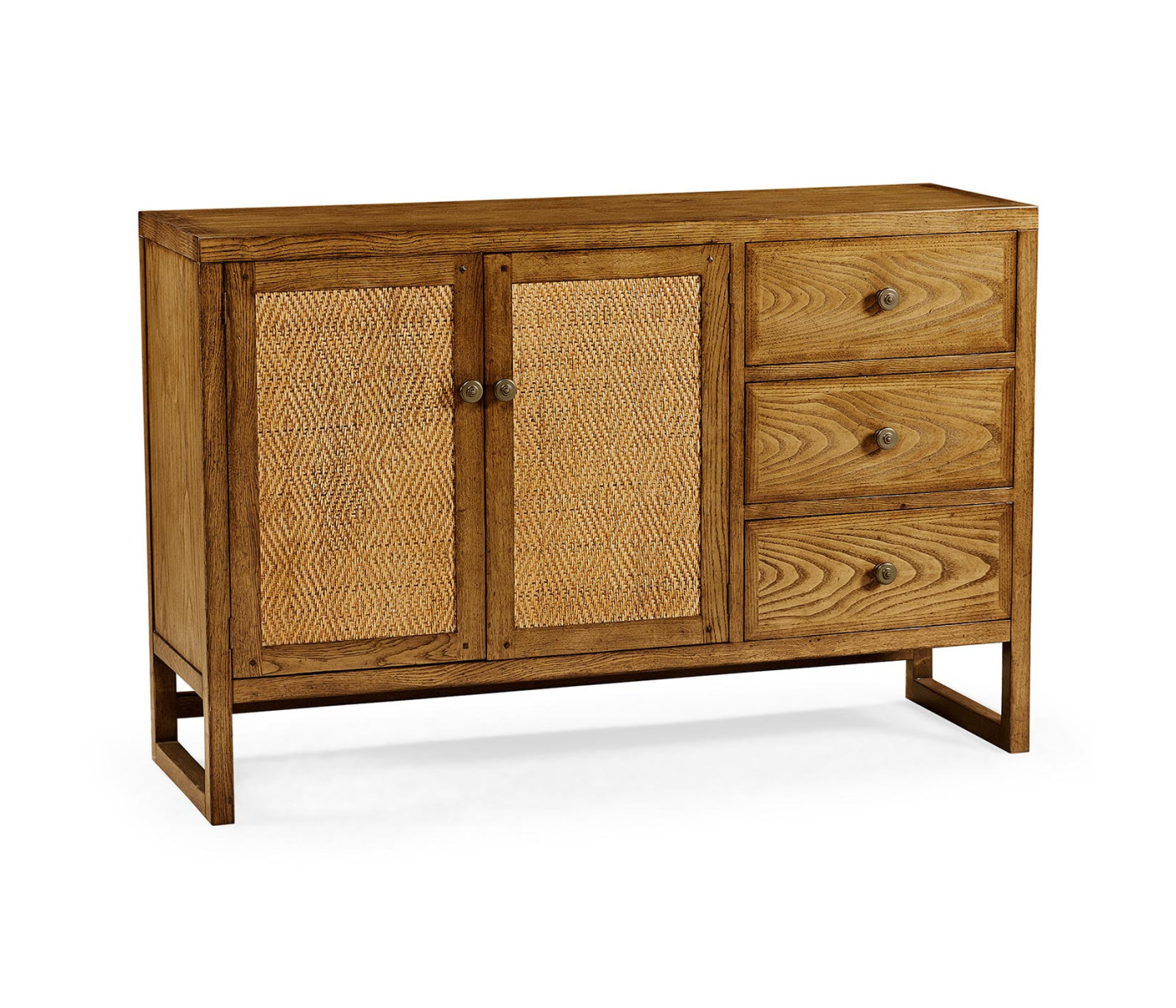 Light Brown Chestnut Buffet Cabinet