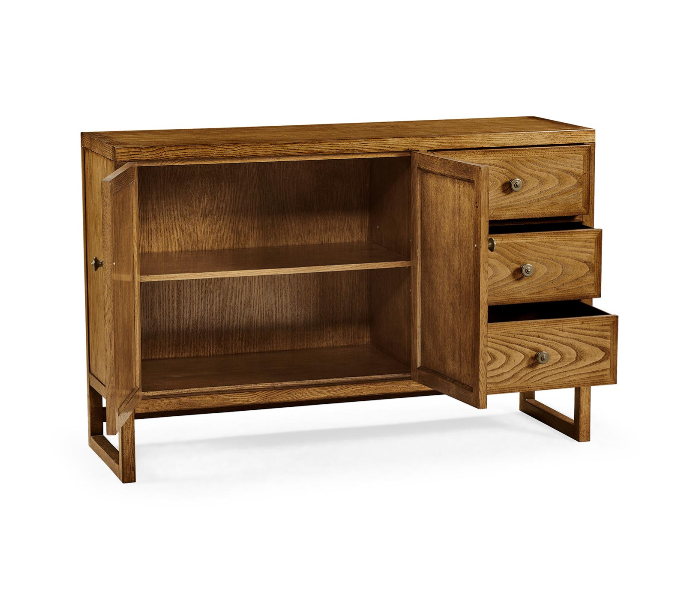 Light Brown Chestnut Buffet Cabinet