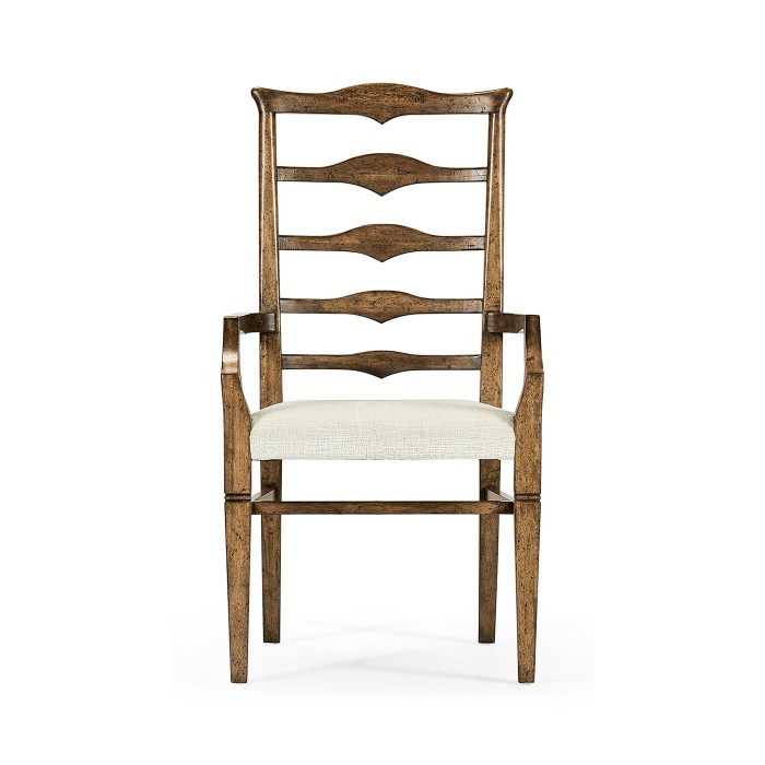 Pompano Ladderback Accent Arm Chair
