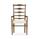 Pompano Ladderback Accent Arm Chair