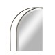 Dark Brass Oval Mirror