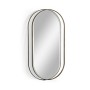 Dark Brass Oval Mirror