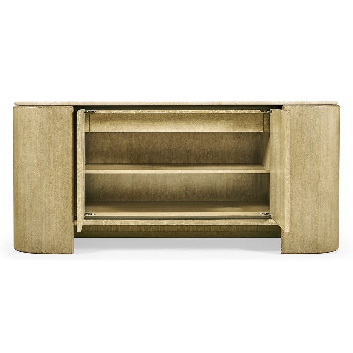 Cambrio Credenza with Faux Marble Top