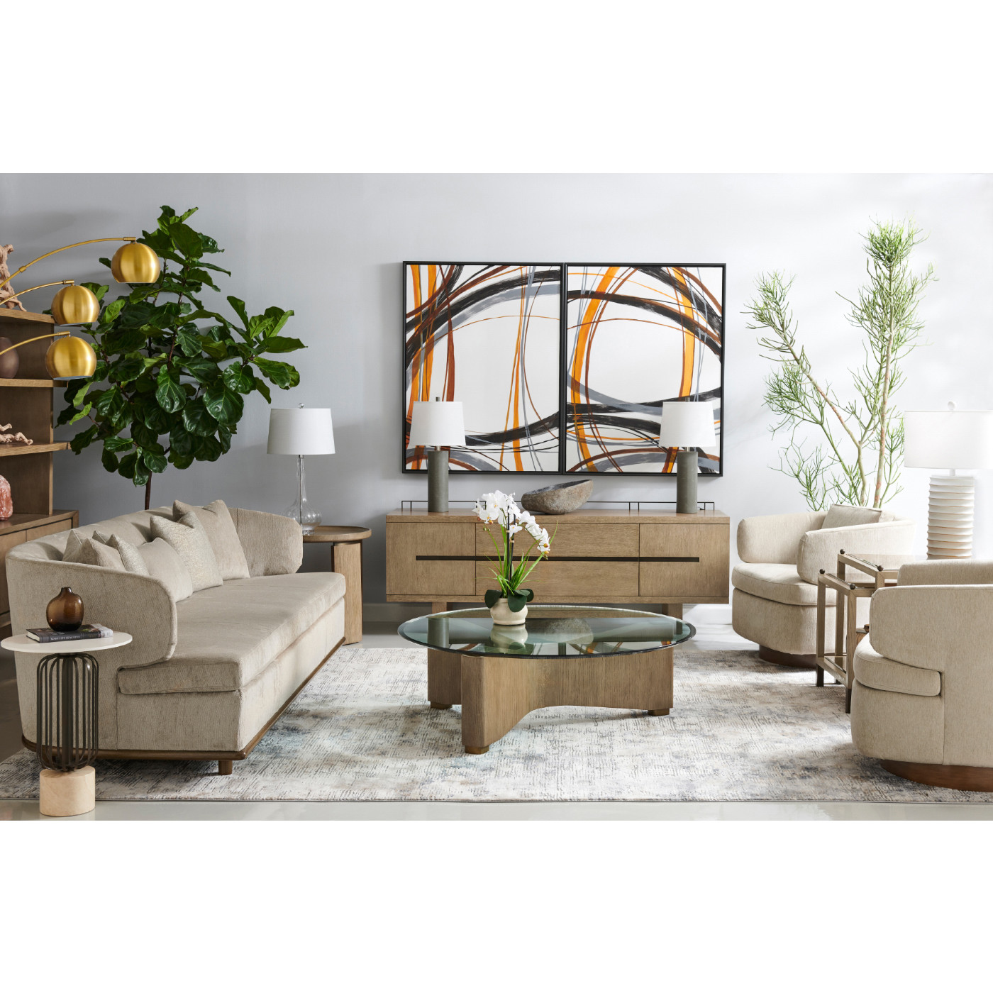 Cambrio Round Cocktail Table