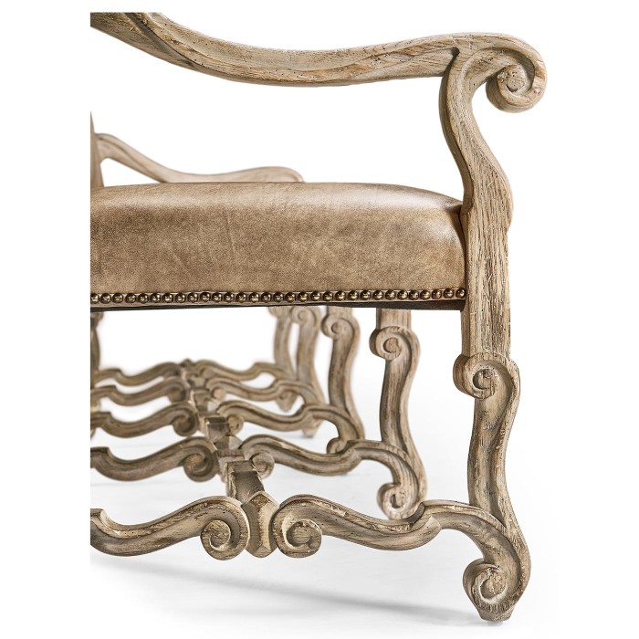 Sagehill Leather Banquette Bench