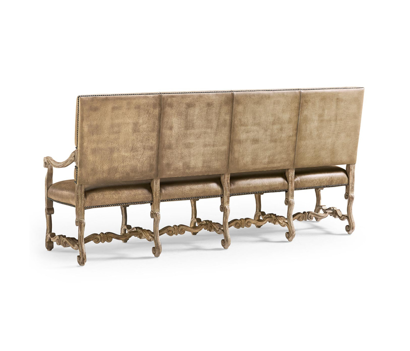 Sagehill Leather Banquette Bench