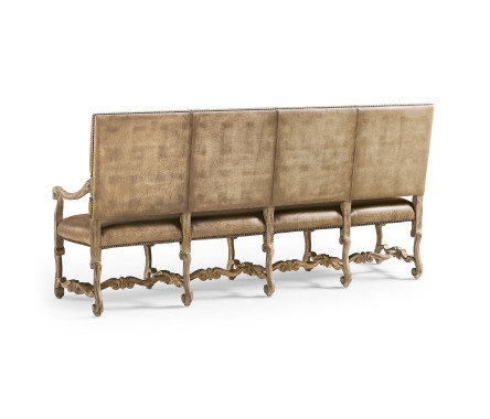 Sagehill Leather Banquette Bench