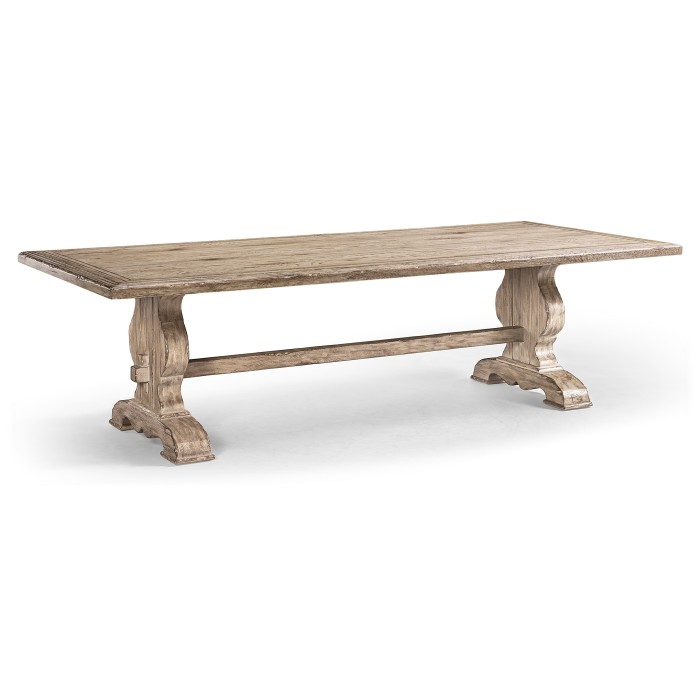 Sagehill Rectangular Trestle Table 124