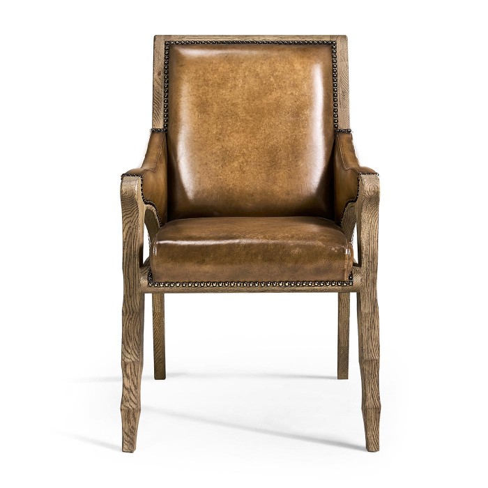 Echo Canyon Leather & Hide Arm Chair