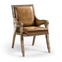 Echo Canyon Leather & Hide Arm Chair