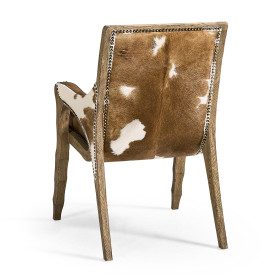 Echo Canyon Leather & Hide Arm Chair