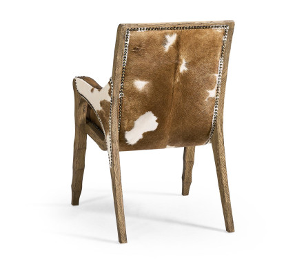 Echo Canyon Leather & Hide Arm Chair