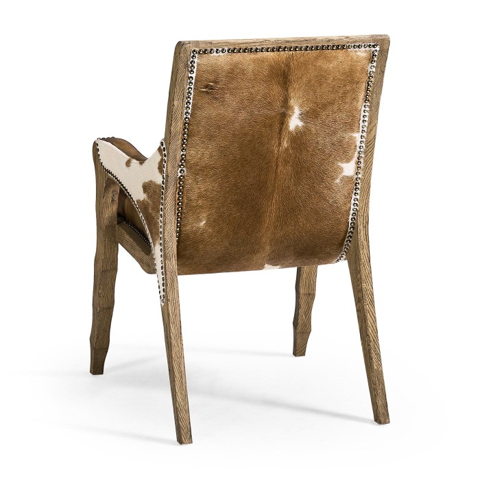 Echo Canyon Leather & Hide Arm Chair