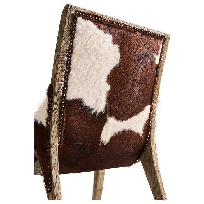 Echo Canyon Leather & Hide Side Chair