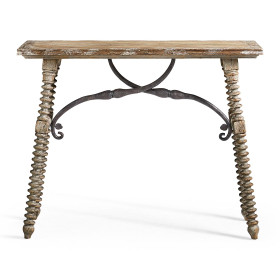 Caldera Turned-Leg Console Table