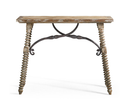 Caldera Turned-Leg Console Table
