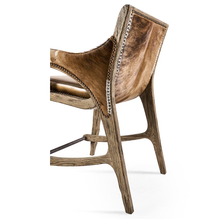 Echo Canyon Leather & Hide Counter Stool