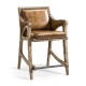Echo Canyon Leather & Hide Counter Stool
