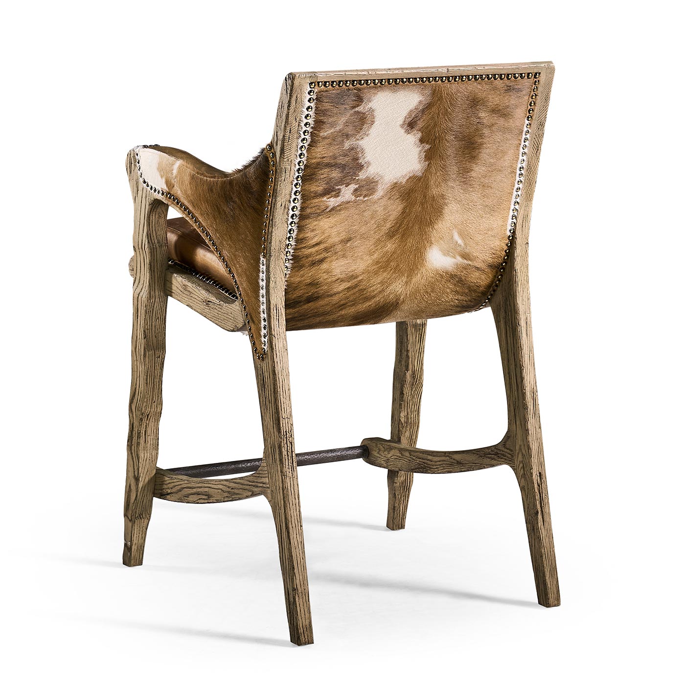 Echo Canyon Leather & Hide Counter Stool