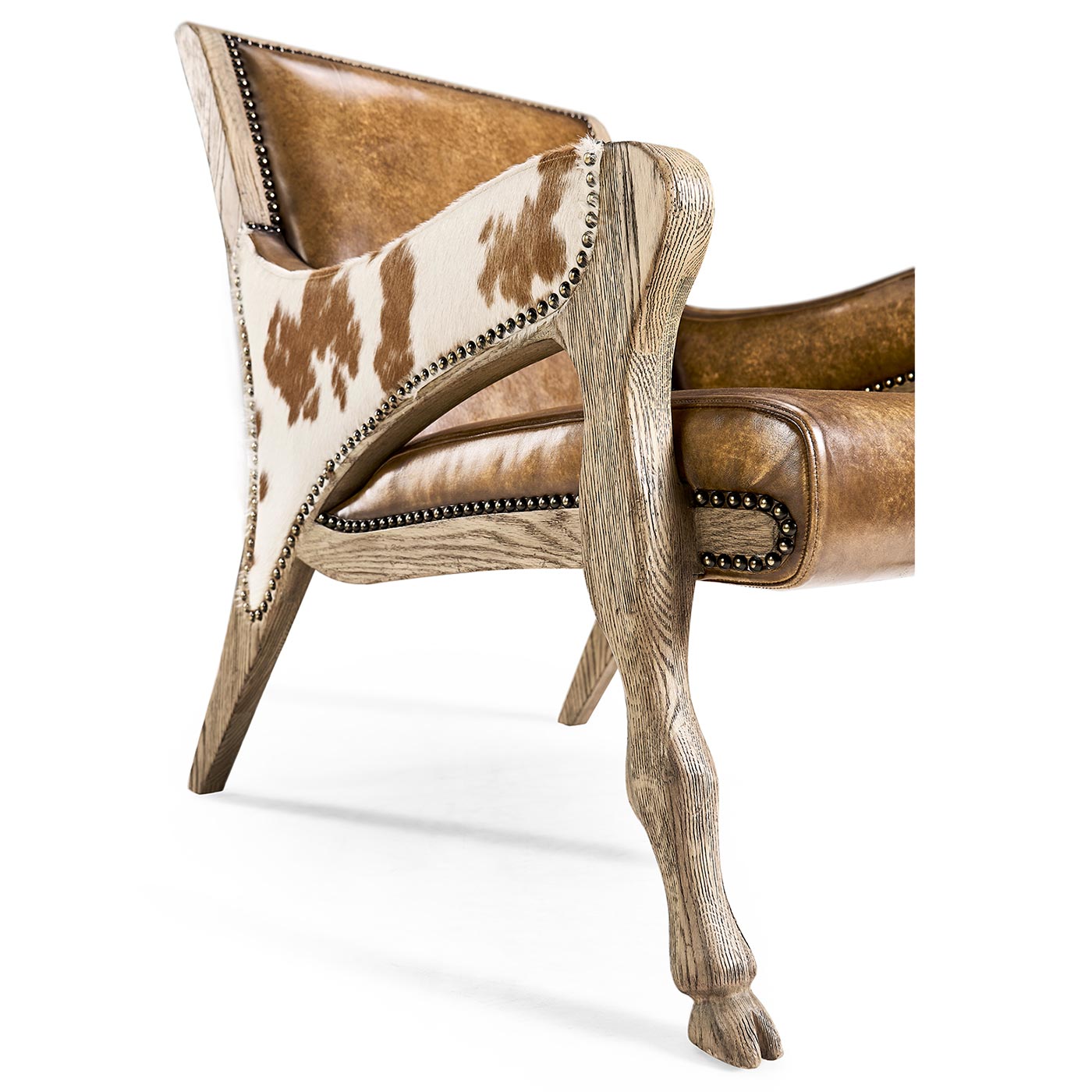 Echo Canyon Leather & Hide Occasional Chair