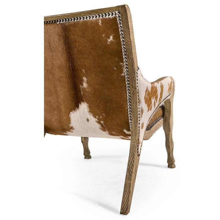 Echo Canyon Leather & Hide Occasional Chair